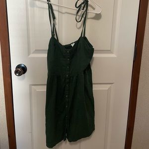 Dark Green Dress